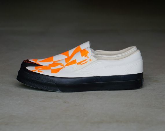 メイドイン久留米「 Ryuji Kamiyama」×「ASAHI」 DECK SLIP－ON ver
